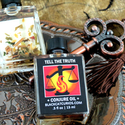 Using Madame Ja's Tell The Truth Conjure Oil