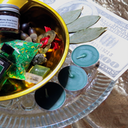 Mean Green Money Bowl Kit + Joss Papers