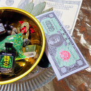 Mean Green Money Bowl Kit + Joss Papers