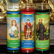 Fixed Labeled Saint Candles