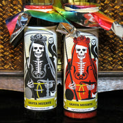 Fixed Labeled Santa Muerte Candles