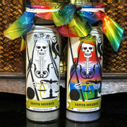 Fixed Labeled Santa Muerte Candles